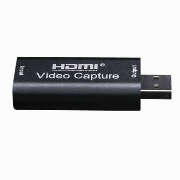 Grwibeou Full HD 1080P HDMI to USB Video Capture Card Live Streaming VHS Capture Board Game Video Re