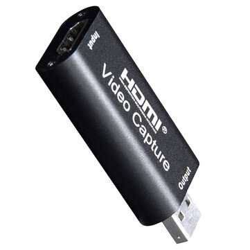 Grwibeou Full HD 1080P HDMI to USB Video Capture Card Live Streaming VHS Capture Board Game Video Re