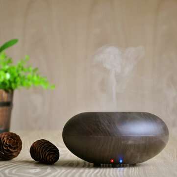 GX.Diffuser Ultrasonic Wood Grain Aroma Humidifier Negative Ion Purification Inte... (COLOR1: BROWN)