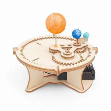 Hand Made Childrens DIY Toys Kids Diy Science Experiment Kits ... (TYPE: EARTH,MOONANDDAYTHREEBALLS)