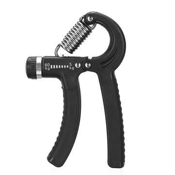 Hand Grip Strengthener Adjustable Resistance 11-132 Lbs Hand Gripper Exerciser St... (COLOR.: BLACK)