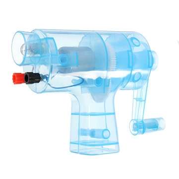 Handheld Manual Electricity DC Crank Generator Model Miniature Light Blub Kit Science Experiment Kid