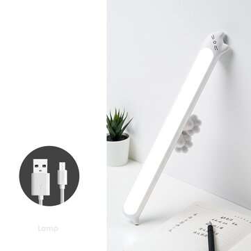 Hanging Magnetic LED Table Lamp Rechargeable/Plug-in Eye-prote... (TYPE: PLUG-INNATURALLIGHT(WHITE))
