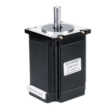 HANPOSE 23HS7628 76mm Nema 23 Stepper Motor 57 Motor 2.8A 189N.cm 4-lead CN... (SHAFT DIAMETER: 8MM)