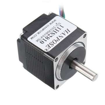 HANPOSE 11HS2810 28mm Nema 11 Stepper Motor 28BYGH28 1A 0.08N.m 4-lead for CNC Router