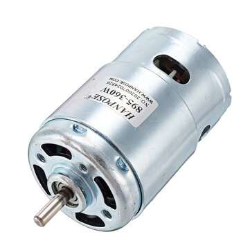 HANPOSE 895 Motor DC 12V 24V 200/360W DC Motor Large Torque High Power DC Motor Dou... (POWER: 360W)