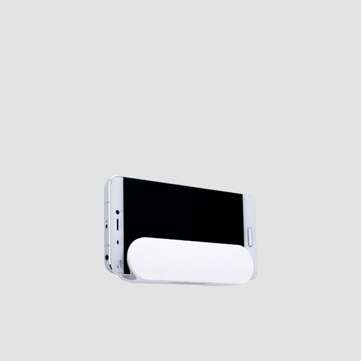 Happy Life Wall Hanging Mobile Charging Holder Adhesive Phone Stand Bathroom from