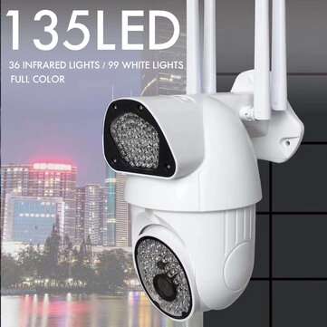 HD 1080P Security IR Camera WiFi Wireless Outdoor Home Waterproof Smart IP CCTV Ca... (PLUG: EUPLUG)