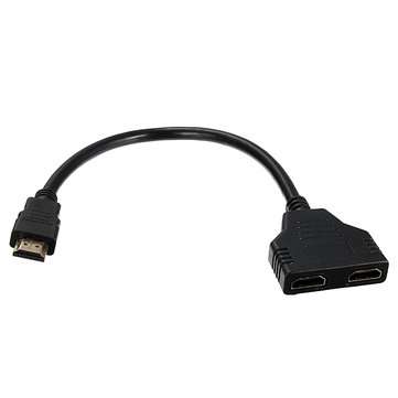 HD Male to 2 HD Female 1 in 2 out Splitter Adapter Connector Cable
