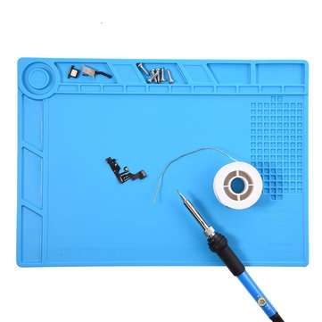 Heat Insulation Silicone Pad Mat For Phone Maintenance Heat Gun Solder Station - 2 Types (TYPE: .A)