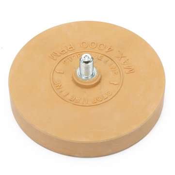 Heavy Duty Pinstripe Car Decal Eraser Rubber Wheel Pad Sticker Removal Tool with Arbor