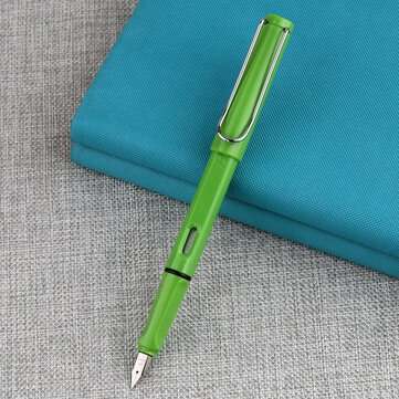 Hero 359 Fountain Pen EF F Nib Calligraphy Correction Writing Po... (SIZE 3: 0.38MM | COLOR.: GREEN)