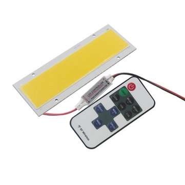High Power DC12-14V 15W LED Beads COB Chip Light DIY 140x50mm Dimmable Flashing S... (COLOR.: WHITE)