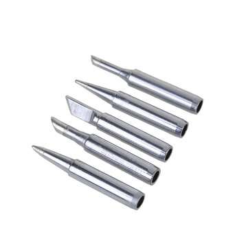 High Quality 5 Pcs Steel Head Electric Soldering Iron Tip Set