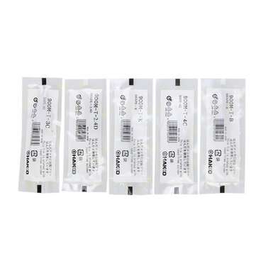 High Quality 5 Pcs Steel Head Electric Soldering Iron Tip Set