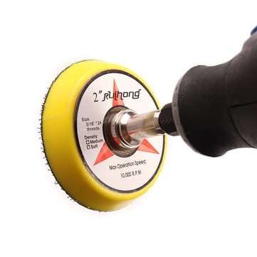 HILDA 2 or 3 Inch Sticky Backing Pad Polishing Sander Backer Plate Wheel With 1/8 I... (SIZE: 2INCH)