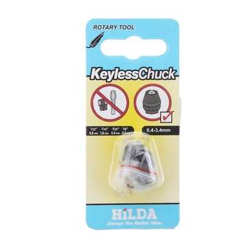 HiLDA 0.4-3.4mm Keyless Precision Chuck Universal Electric Grinding Chuck