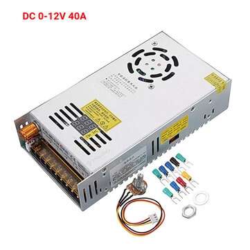 HJS Switching Power Supply SMPS Transformer AC 110/220V to DC 0-12/24/... (OUTPUT VOLTAGE: DC0V-12V)