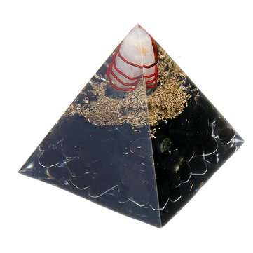 Himalayas Stone Orgone Pyramid Energy Generator Tower Home Ornament Decorations Reiki Healing Crysta