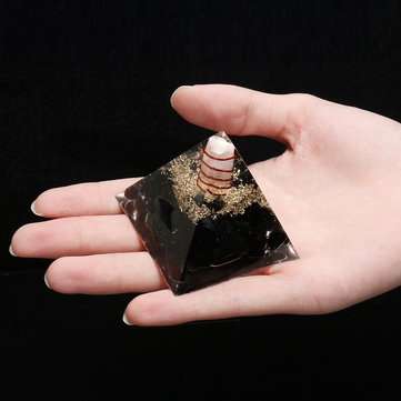 Himalayas Stone Orgone Pyramid Energy Generator Tower Home Ornament Decorations Reiki Healing Crysta