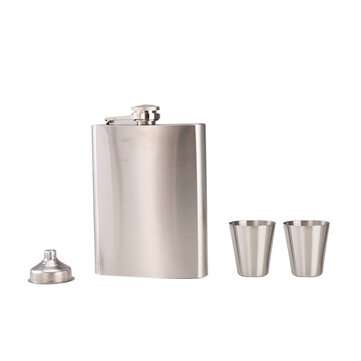 Hip Flask Shot Glasses Gift Set Stainless Steel For Jim Beam Jack Daniels Funnel Tool (TYPE: C)