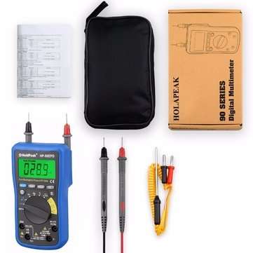 HoldPeak HP-90EPD Mobile APP 4000 Counts True RMS Multimeter Auto Range AC DC Voltage Current Resist