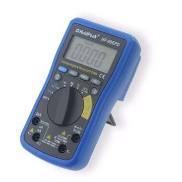 HoldPeak HP-90EPD Mobile APP 4000 Counts True RMS Multimeter Auto Range AC DC Voltage Current Resist