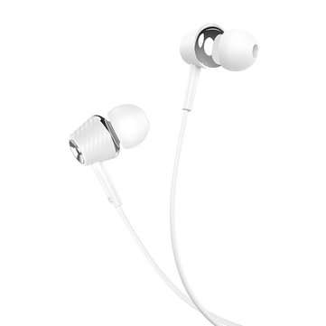 HOCO M70 Universal Wired Control HiFi In-ear Earphone with Mic for Mobile Phones ... (COLOR.: WHITE)