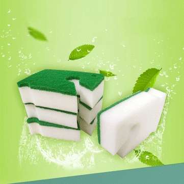 Honana CF-BS04 4 Pcs Sponge Brush With Big Mouth Cleaning Sponge Eraser Strong Decontamination