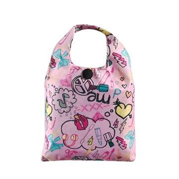 Honana HN-B37 Foldable Waterproof Shopping Storage Bag Potable Reusable Handle Grocery ... (TYPE: 7)
