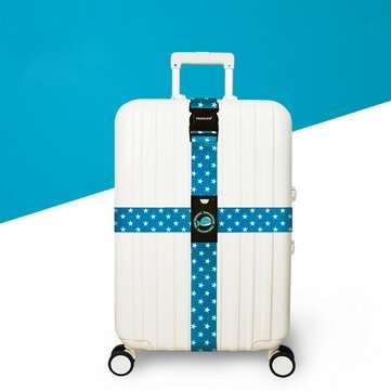Honana Colorful Cross Luggage Strap Suitcase Belts Trav... (LUGGAGE STRAP: )
