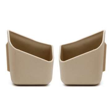 Honana HN-B68 2pcs Multifunctional Storage Box Sun Glassess Cell Phone Cards Hold... (COLOR.: BEIGE)