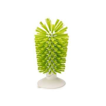 Honana Sink Suction Cup Base Cleaning Brush Bottle Glass Wine Cup Brush Kitchen C... (COLOR.: GREEN)
