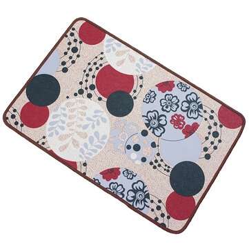 Hongbo Mandala Printed Mats Retro Flower Printed Carpet Mat Non-slip Doormat for Kitch... (TYPE: #1)