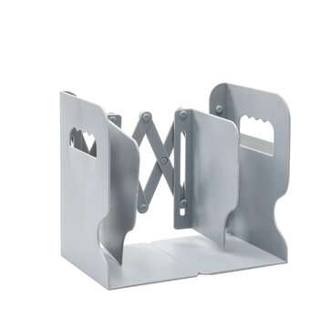 Honghao H-69 Retractable Book Stand Telescopic Shelf Book Holder ... (TYPE: BOOKSTAND | COLOR: GREY)