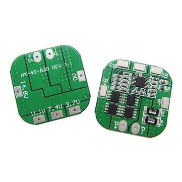 HX-4S-A20 4S  20A 14.8V 16.8V18650 Lithium Battery Protection Board Overcharge and Overdischarge Sho