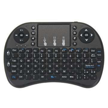 I8 Italian Version 2.4G Wireless Mini Keyboard Touchpad Airmouse (COLOR.: BLACK)