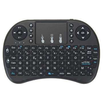 I8 French Version 2.4G Wireless Mini Keyboard Touchpad Air Mouse (COLOR.: WHITE)