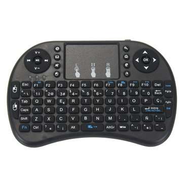 I8 Spanish Version 2.4G Wireless Mini Keyboard Touchpad AirMouse  (COLOR.: WHITE)