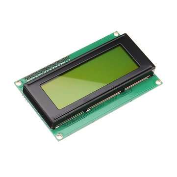 IIC / I2C 2004 204 20 x 4 Character LCD Display Module Yellow Green 5V