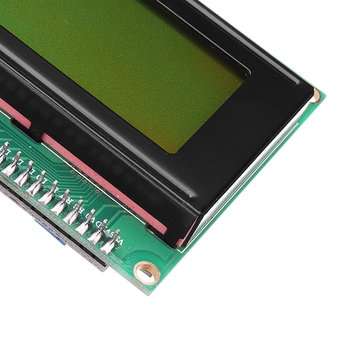 IIC / I2C 2004 204 20 x 4 Character LCD Display Module Yellow Green 5V