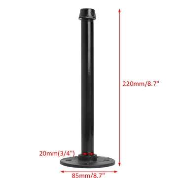 Industrial Pipe Wall Shelf Mounting Brackets DIY Craft Support Brackets