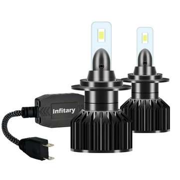Infitary V2 Car CSP LED Headlights H1 H3 H4 H7 H11 9005 9006 Fog Light 72W 12000LM 6... (TYPE: 9005)