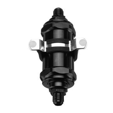 Inline Fuel Filter E85 Ethanol With 100 Inline Fuel Filter Inlet -8 AN / Outlet
