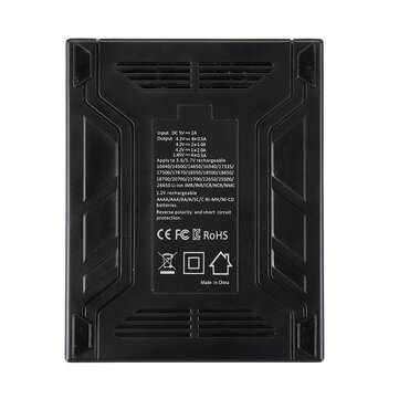 Intelligent LCD Charger 4 Slot for 18650 21700-26650 Lithium AA AAA Nimh Battery Charger