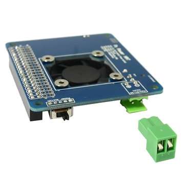 Intelligent Temperature Power Control Board with Cooling Fan for Raspberry Pi 3B+/3B