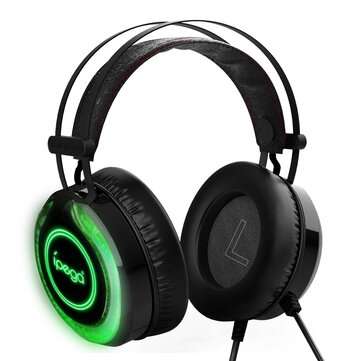 IPega PG-R015 LED Light Suitable Stereo bass Gaming Headset Headphone with Mic for... (COLOR: BLACK)