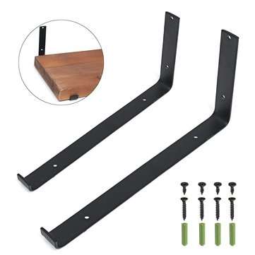 Iron Heavy Duty Scaffold Board Brackets for Wall Shelf Bracket Display Floating Bo... (LENGTH: 30CM)