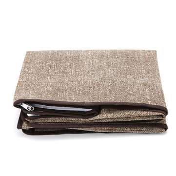 Janolia  Foldable Clothes Storage Bag Clothes Quilts Divider Organizer High Capacity Folding Bamboo