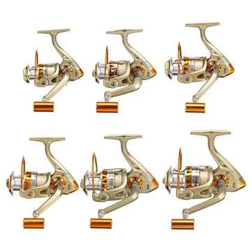 JE2000-7000 Fishing Reel Aluminum 5.2:1 Metal Spool Folding Arm Left Right Spinning F... (MODEL: 1#)